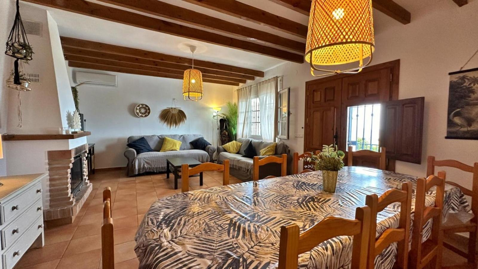 Villa Malaga Con Piscina Vallada, Barbacoa Y Hermosas Vistas By Andaraholidays Exteriör bild