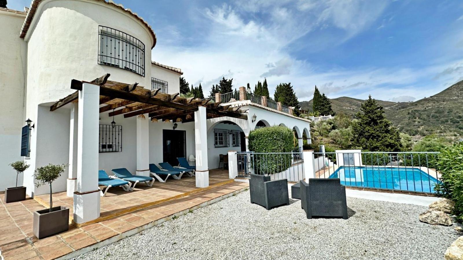 Villa Malaga Con Piscina Vallada, Barbacoa Y Hermosas Vistas By Andaraholidays Exteriör bild